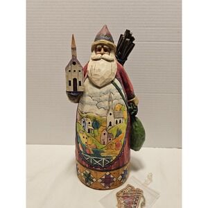 Vintage Jim Shore God's Blessings Are Forever Santa Christmas Figurine 2004